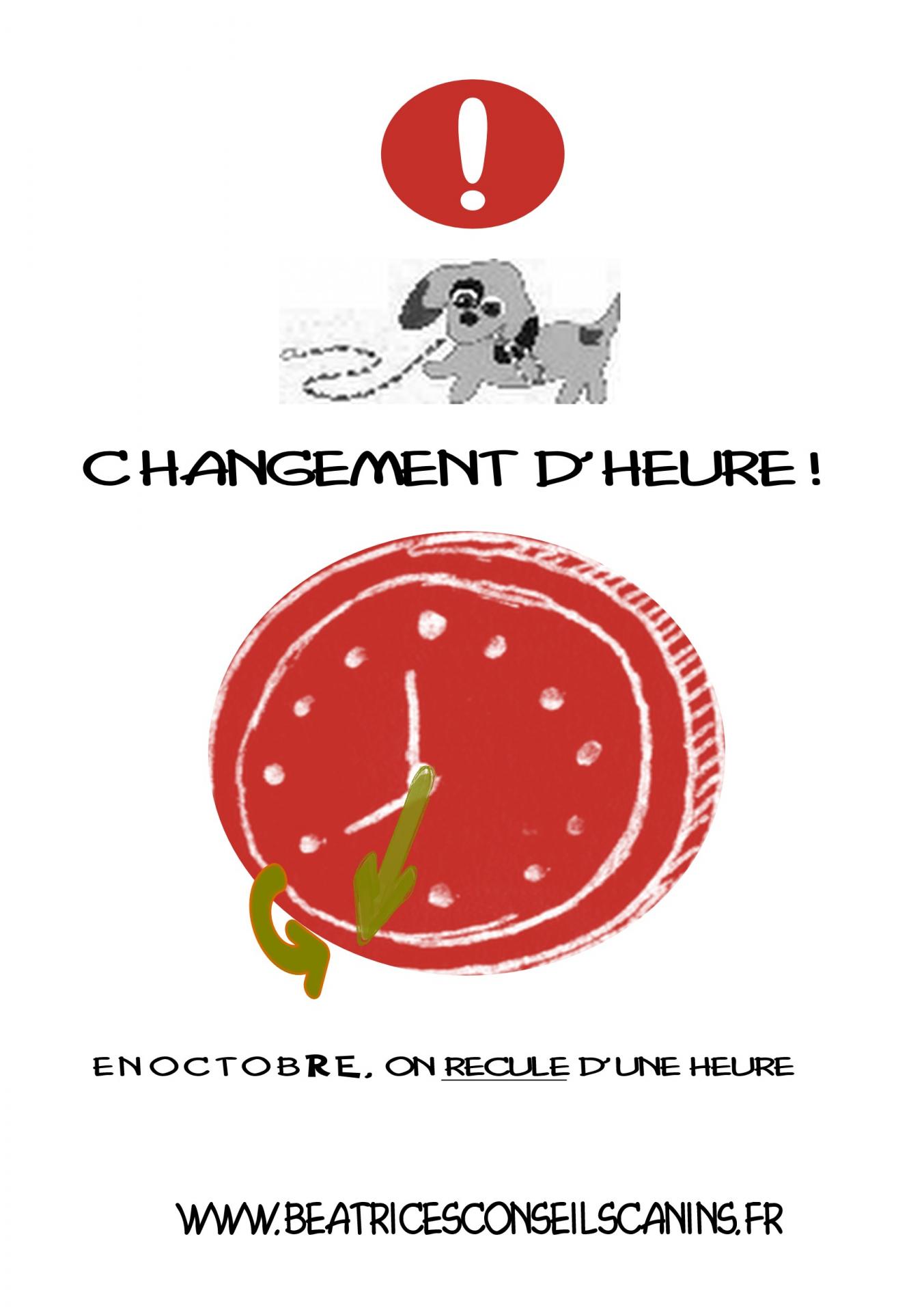 Changement heure octobre