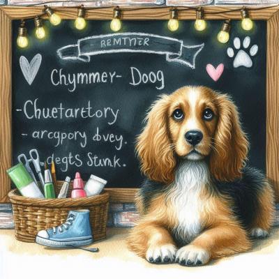 Au tableau nom chien