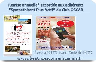 Carte pub remise annuelle club oscar adherent beatricesconseilscanins