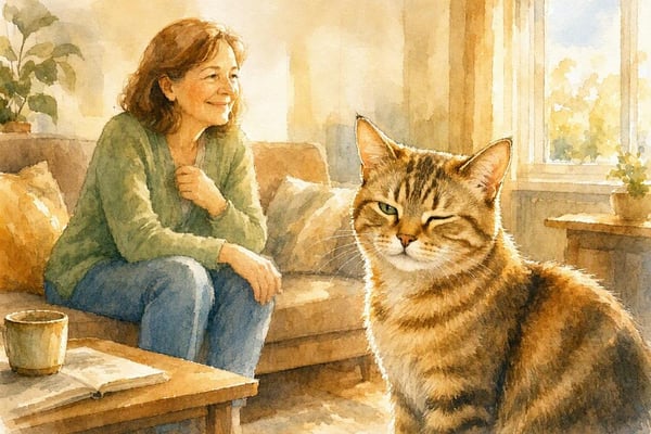 Clignements des yeux du chat