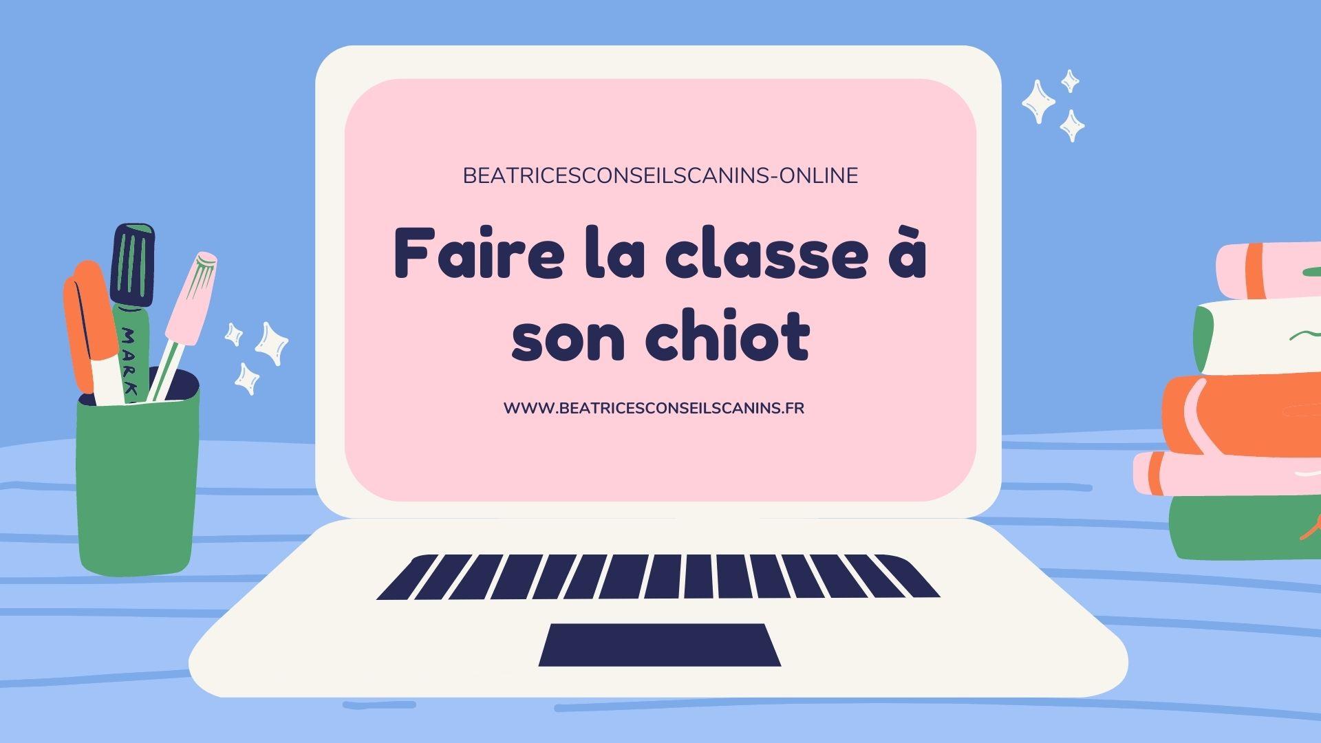 Faire la classe a son chiot