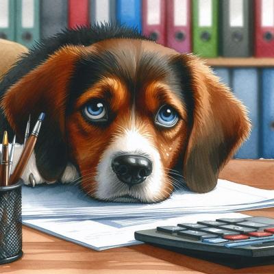 Chien triste
